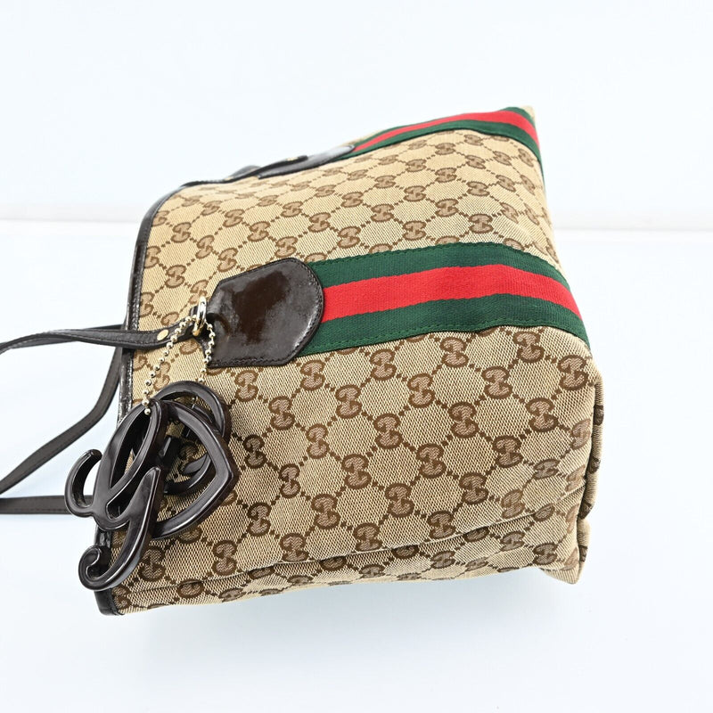 Gucci Jolie Web Sherry Line Tote