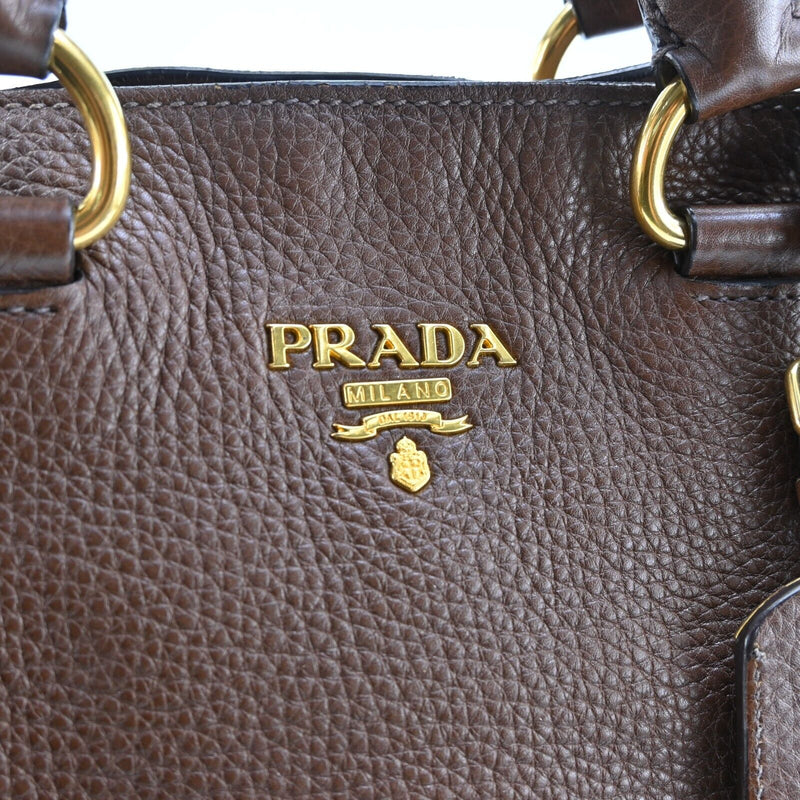 Prada Logos Leather 2Way Shoulder