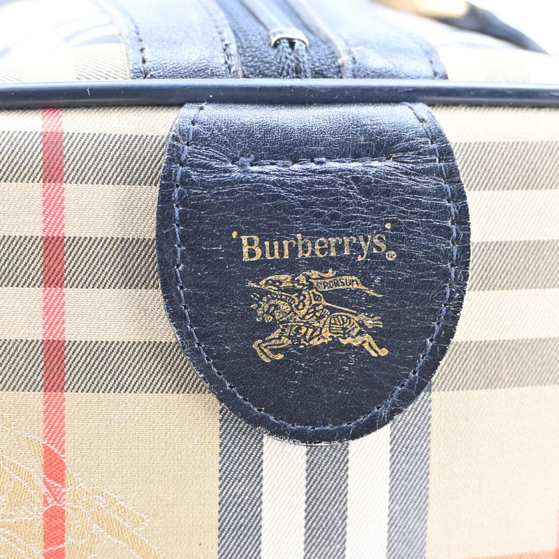 Burberry Burberrys Canvas Leather