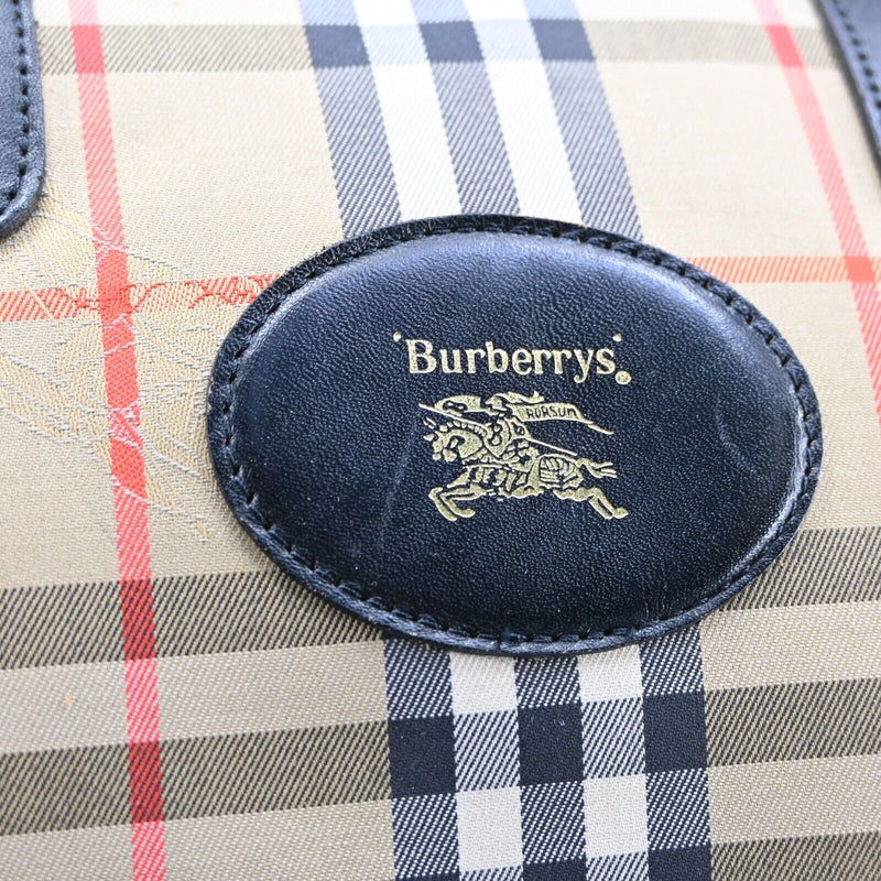 Burberry Burberrys Canvas Leather