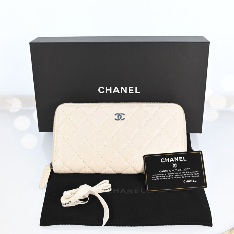 Chanel Zippy Wallet Matelasse Purse