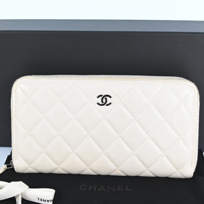 Chanel Zippy Wallet Matelasse Purse