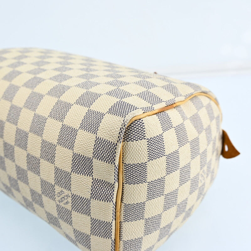 Louis Vuitton Damier Azur Speedy 25 Hand