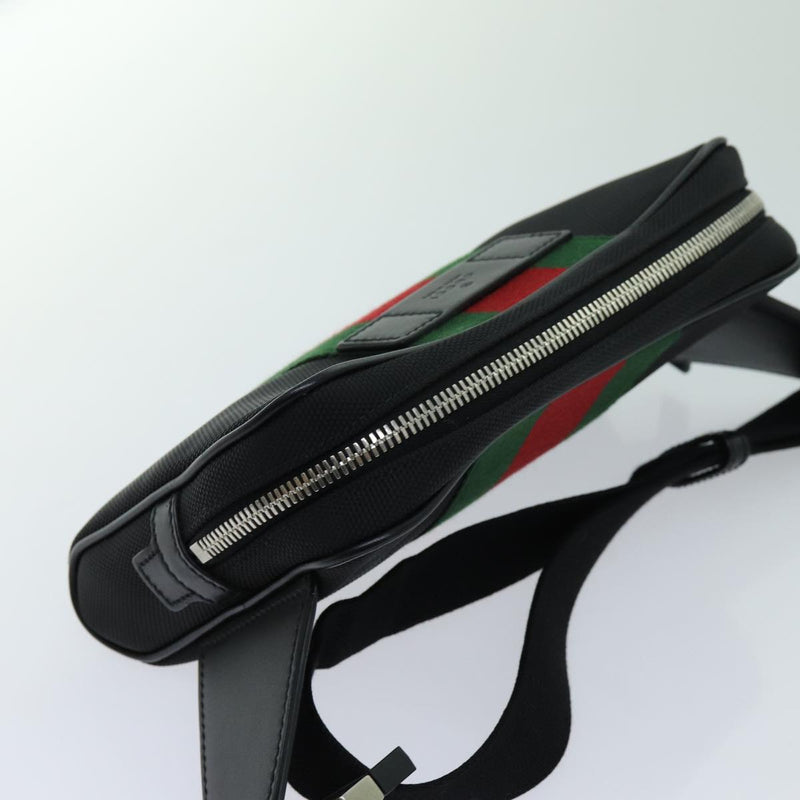 Gucci Web Sherry Line Waist Bag Canvas