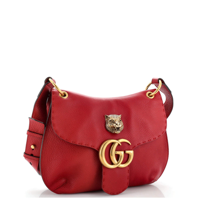 Gucci Gg Marmont Animalier Shoulder Bag