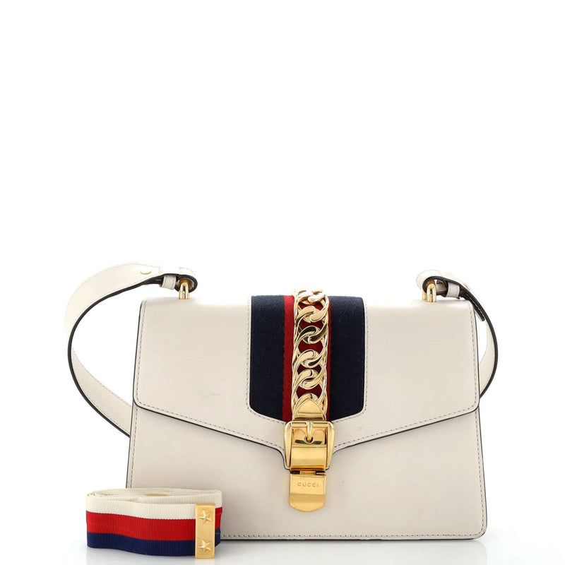 Gucci Sylvie Shoulder Bag Leather Small