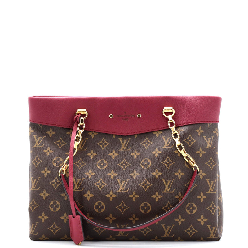 Louis Vuitton Pallas Shopper Canvas And