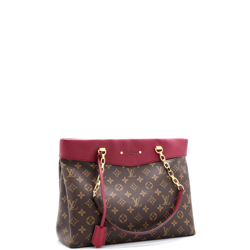 Louis Vuitton Pallas Shopper Canvas And