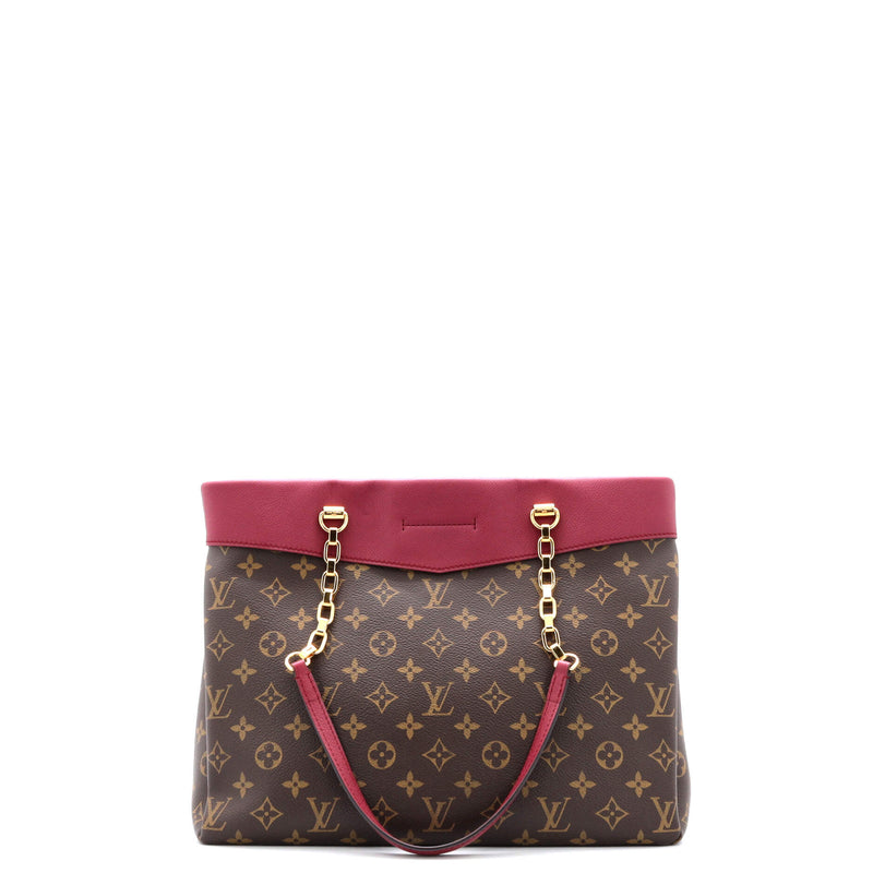 Louis Vuitton Pallas Shopper Canvas And