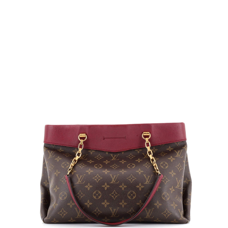 Louis Vuitton Pallas Shopper Canvas And