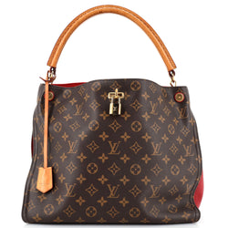 Louis Vuitton Gaia Handbag Canvas