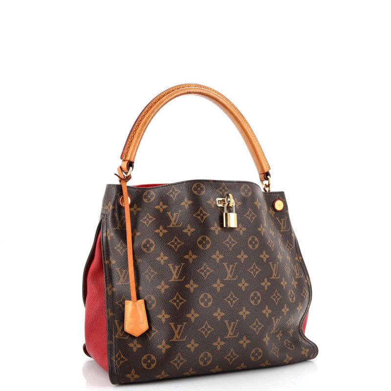 Louis Vuitton Gaia Handbag Canvas