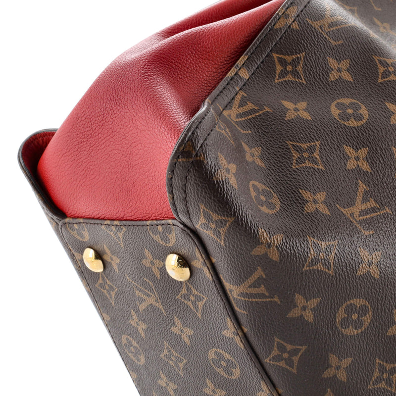 Louis Vuitton Gaia Handbag Canvas