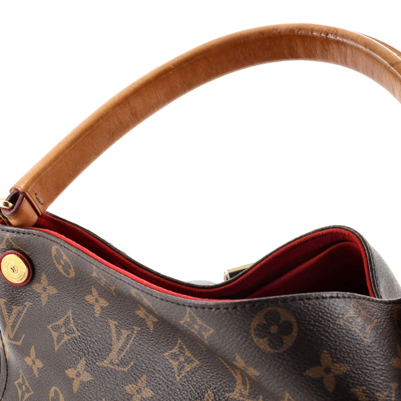 Louis Vuitton Gaia Handbag Canvas