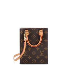 Louis Vuitton Petit Sac Plat Bag Canvas