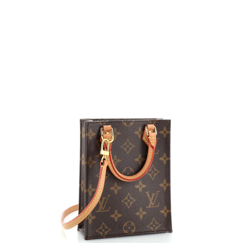 Louis Vuitton Petit Sac Plat Bag Canvas