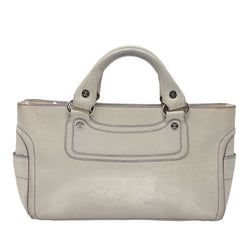 Celine Handbag White Leather