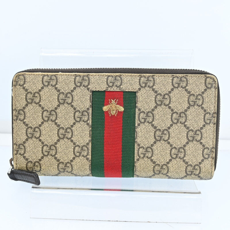 Gucci Sherry Line Zip Roud Long Wallet