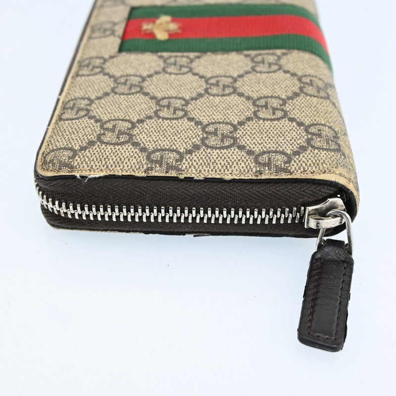 Gucci Sherry Line Zip Roud Long Wallet