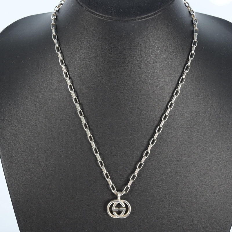 Gucci Interlocking Gg Logo Pendant