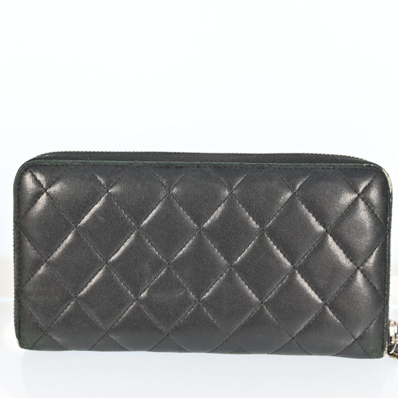 Chanel Matelasse Lambskin Zippy Wallet