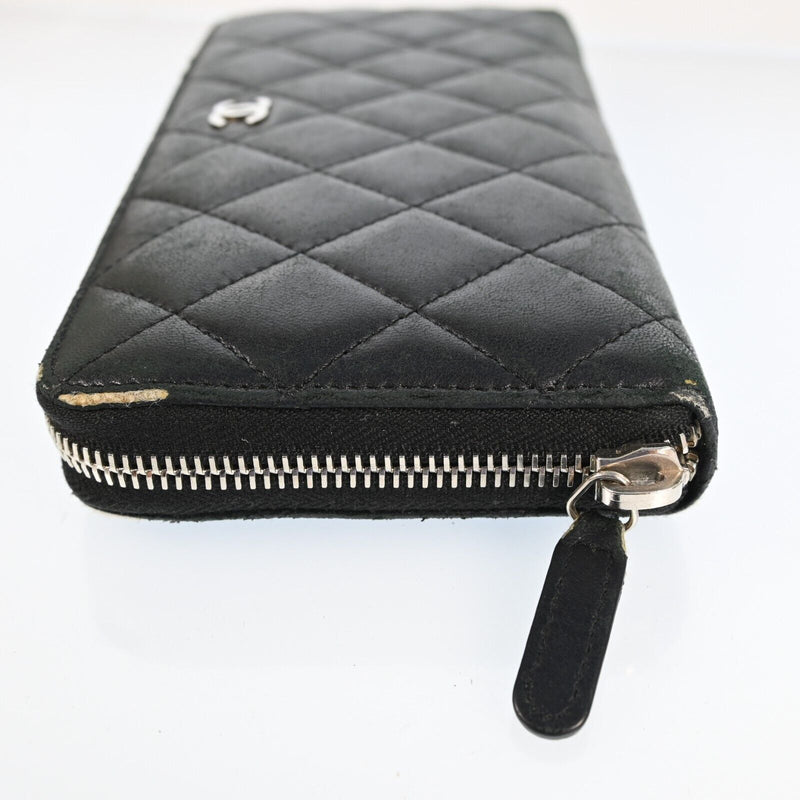 Chanel Matelasse Lambskin Zippy Wallet