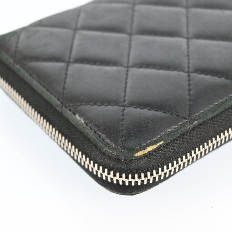 Chanel Matelasse Lambskin Zippy Wallet