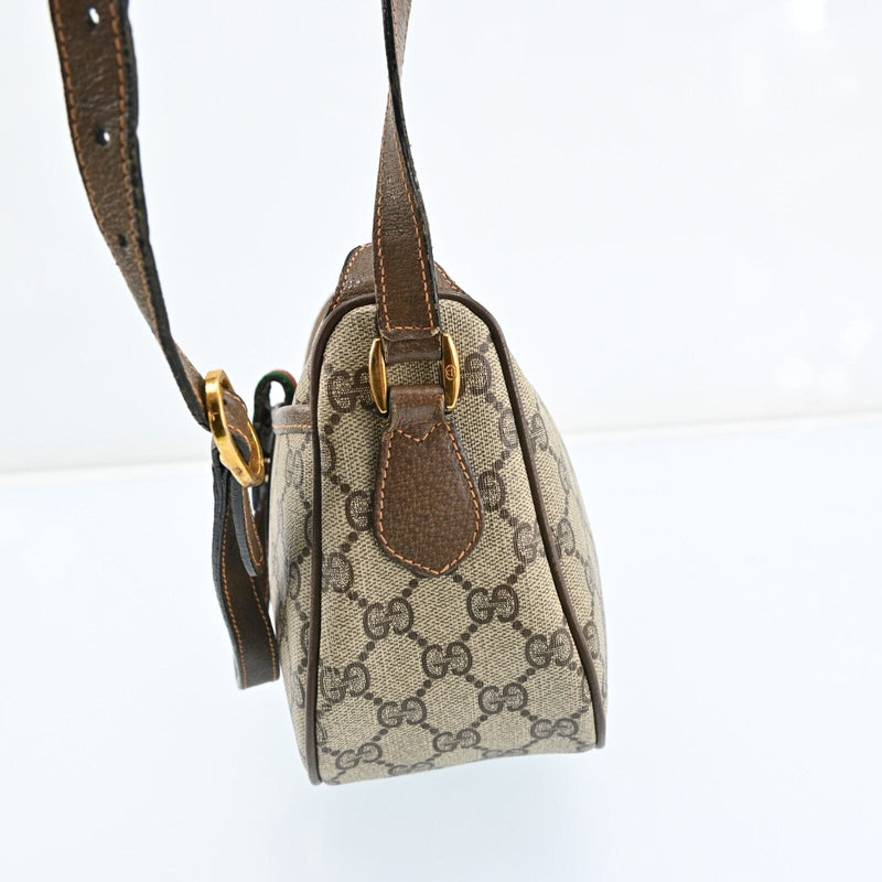 Gucci Micro Gg Shoulder Bags Pvc Leather