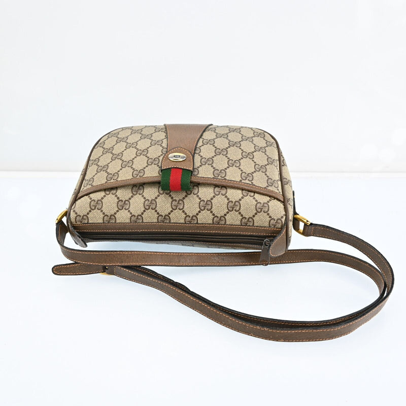 Gucci Micro Gg Shoulder Bags Pvc Leather