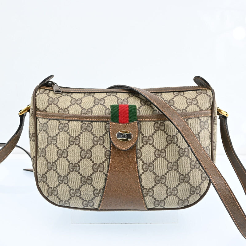 Gucci Micro Gg Shoulder Bags Pvc Leather