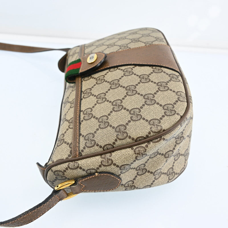 Gucci Micro Gg Shoulder Bags Pvc Leather