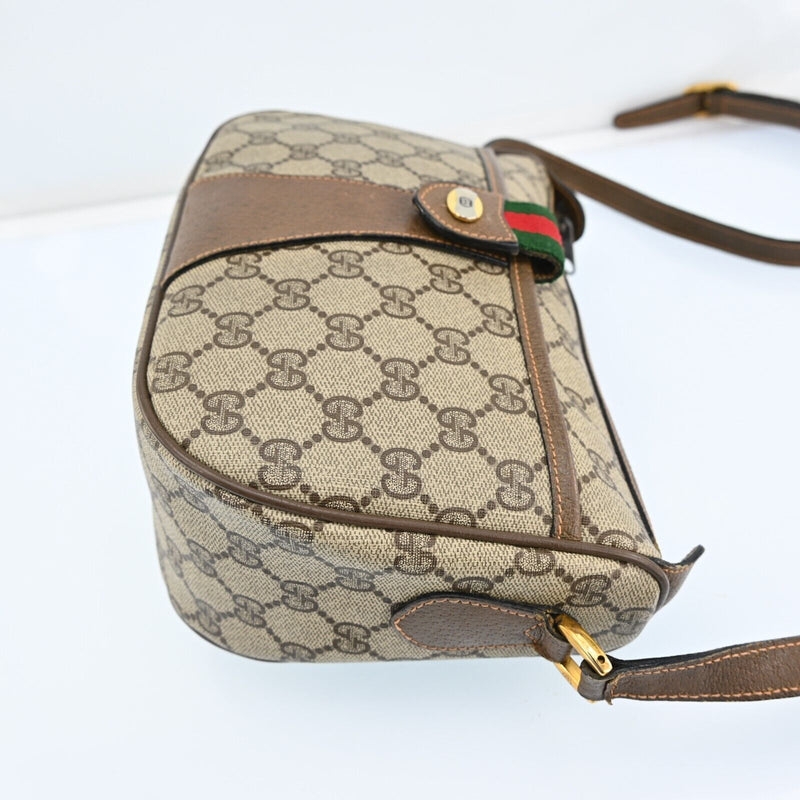 Gucci Micro Gg Shoulder Bags Pvc Leather