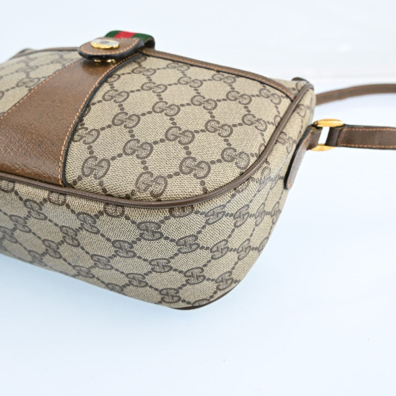 Gucci Micro Gg Shoulder Bags Pvc Leather