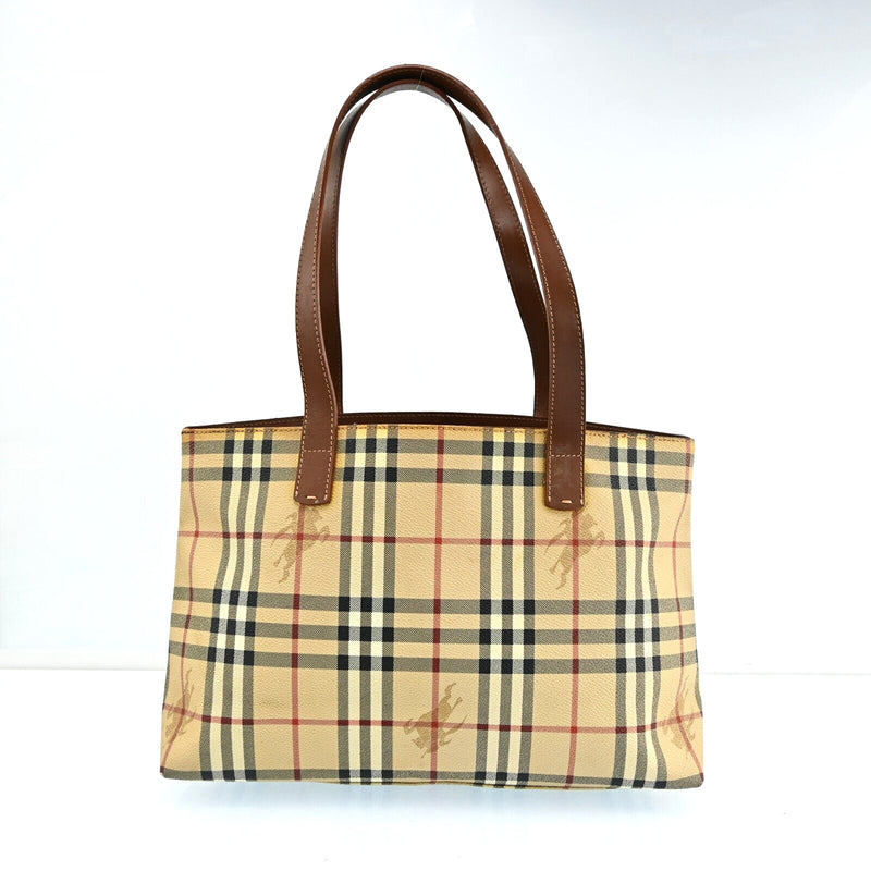 Burberry Nova Check Hand Bag Pvc