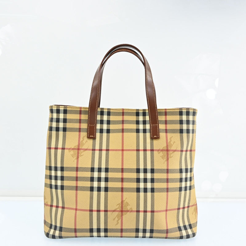 Burberry Nova Check Hand Bag Pvc