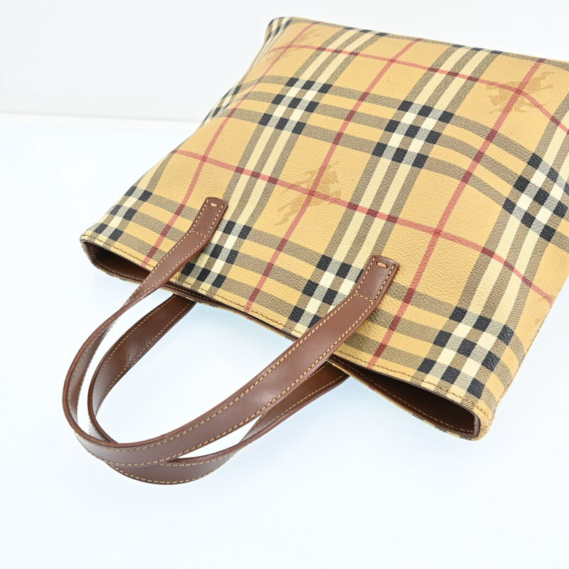 Burberry Nova Check Hand Bag Pvc