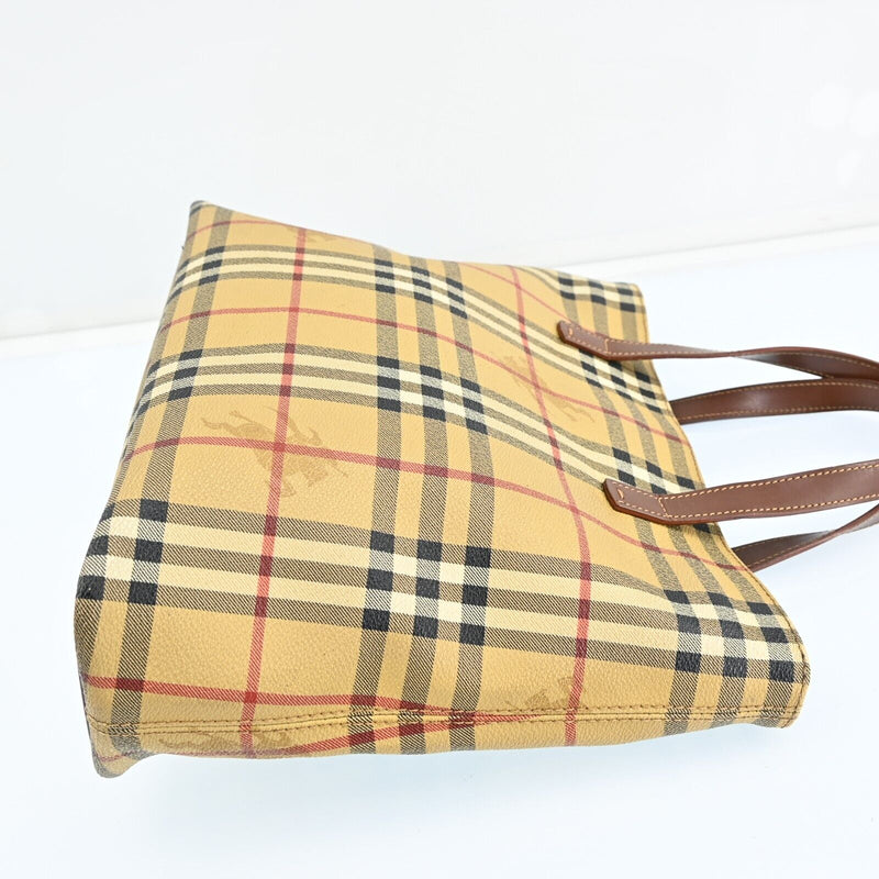 Burberry Nova Check Hand Bag Pvc