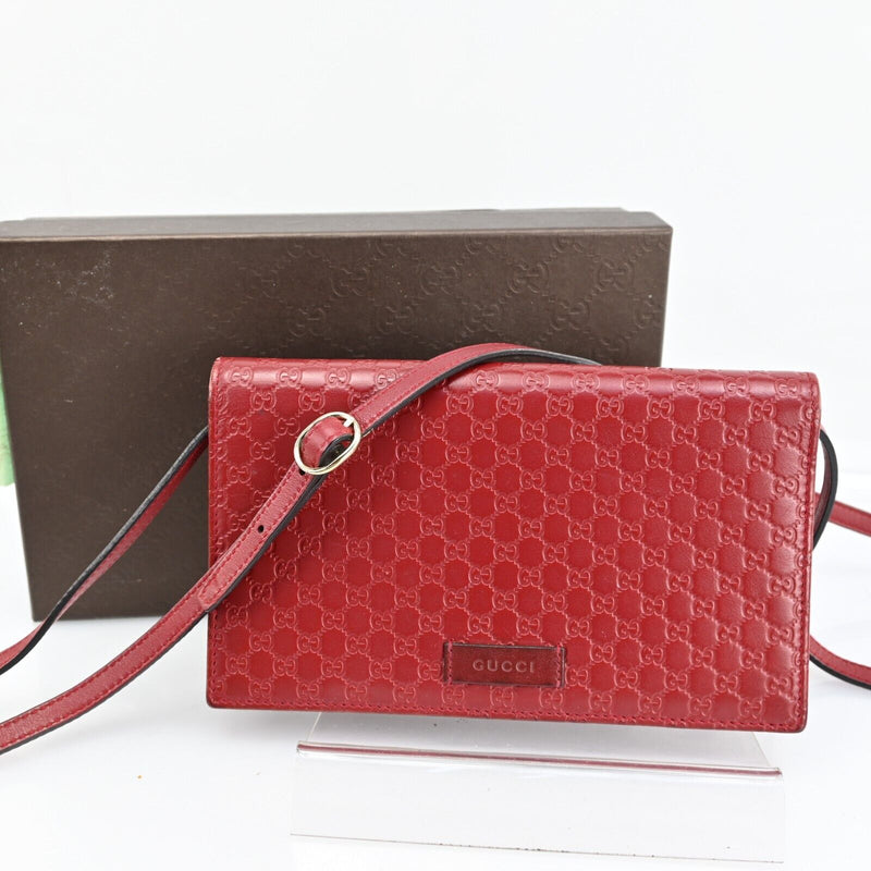 Gucci Micro Guccissima Leather