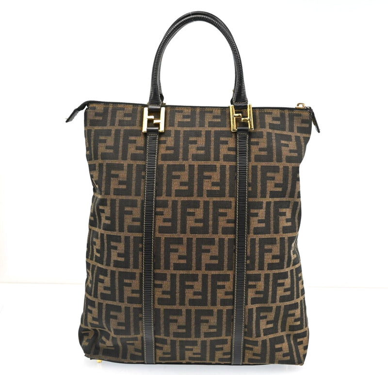 Fendi Zucca Pattern Tote Bag