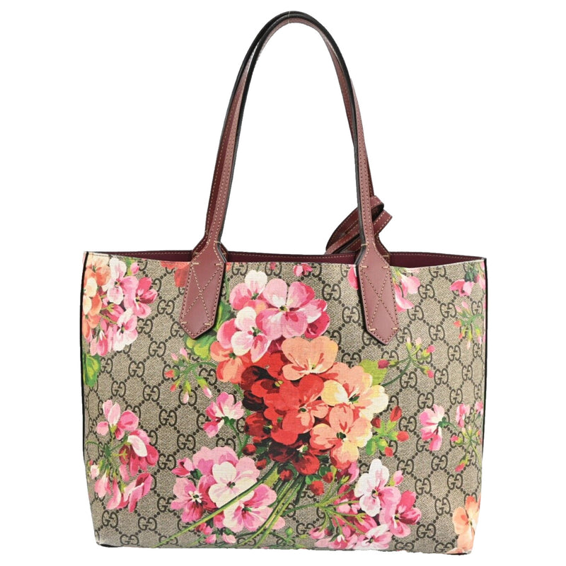 Gucci Gg Supreme Canvas Blooms Tote