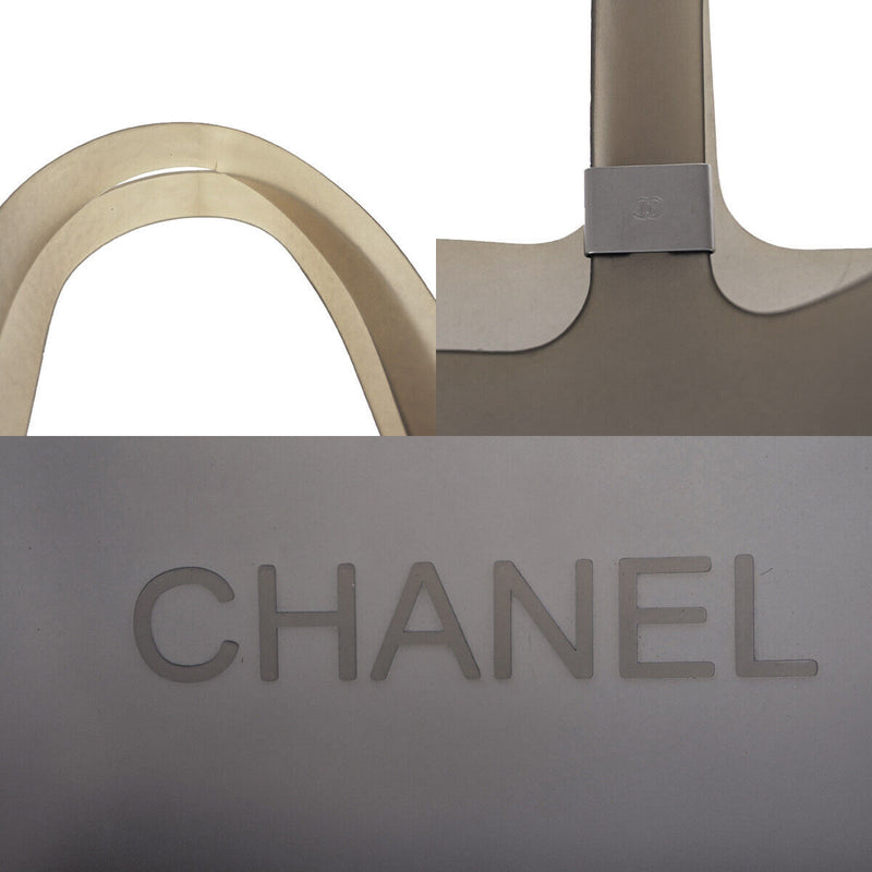 Chanel Cc Logo Shoulder Tote Bag Rubber