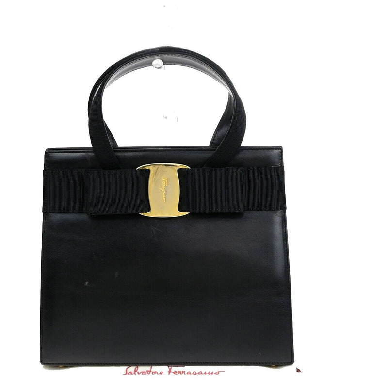 Salvatore Ferragamo Logo Vara Hand Bag