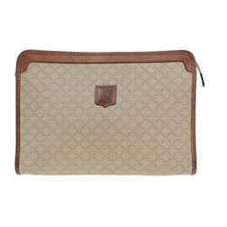 Celine Logo Macadam Pattern Clutch Hand