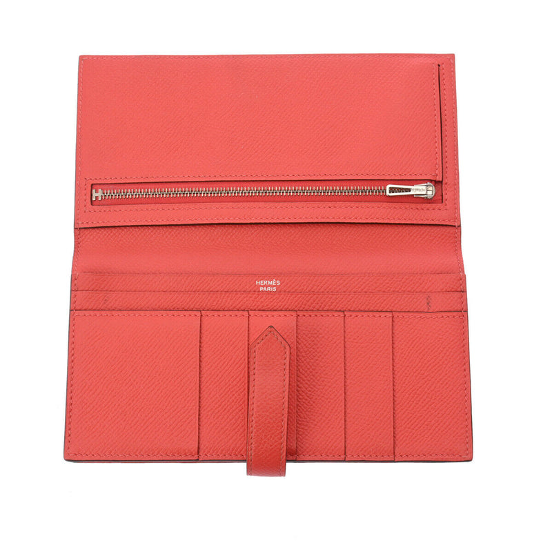 Hermes Bean Soufre Rose Jaipur Long