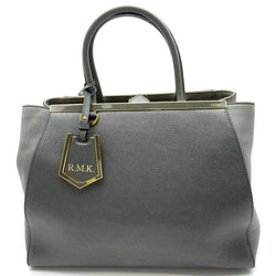 Fendi To Joule Leather Womenhandbag Gray