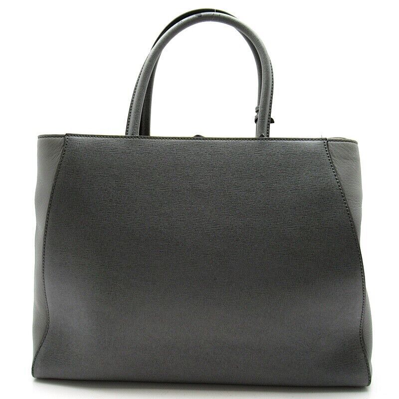 Fendi To Joule Leather Womenhandbag Gray