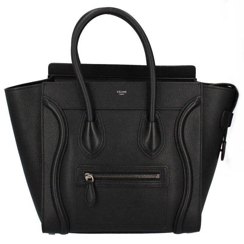 Celine Luggage Micro Shopper Drummed