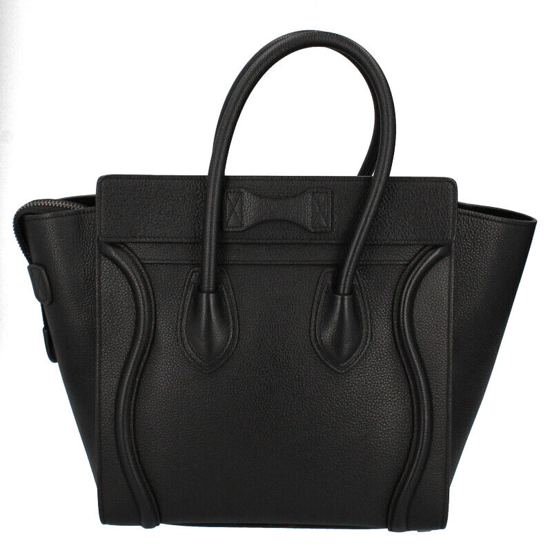 Celine Luggage Micro Shopper Drummed