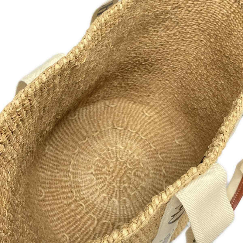 Chloe Woody Large Basket Beige