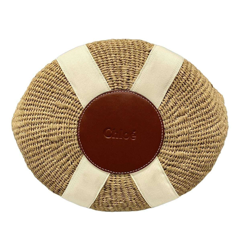 Chloe Woody Large Basket Beige